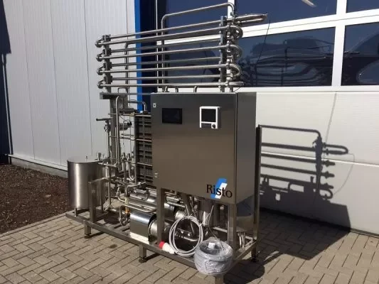 Pasteurizator industrial Risto din oțel inoxidabil pentru lapte